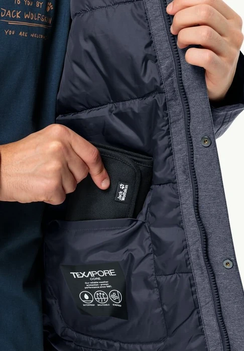 Jack Wolfskin Snowy Park Funktionsjacke night blue (Herren)