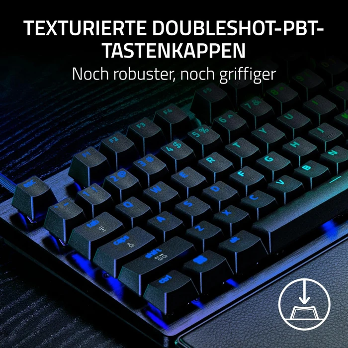 Razer Huntsman V3 Pro Tenkeyless 8KHz, schwarz, LEDs RGB, Razer Analog Optical Switch Gen-2, USB, DE