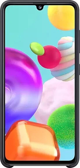 Samsung Silicone Cover für Galaxy A41 schwarz