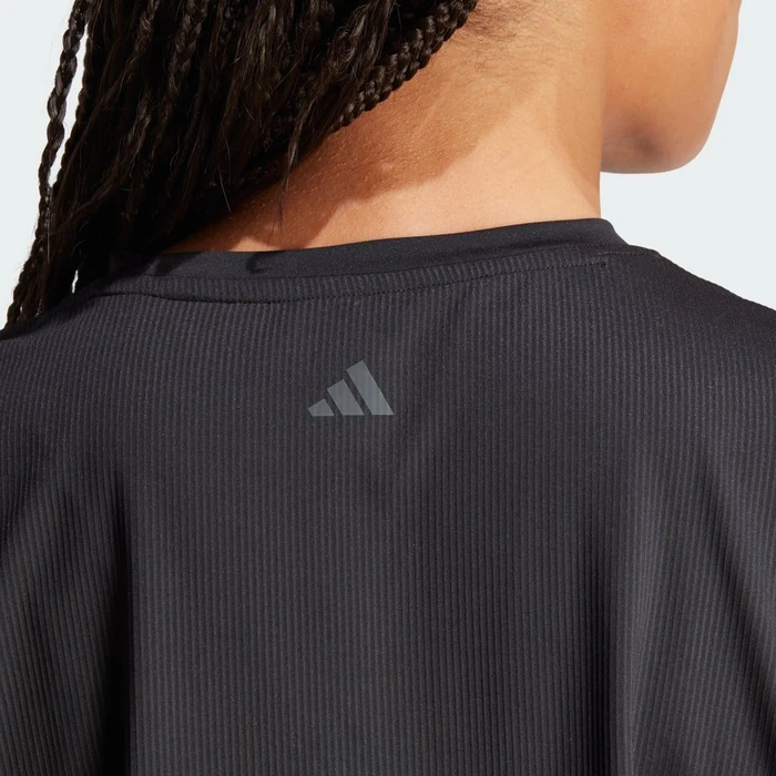 adidas Studio Funktionsshirt kurzarm black/grey six (Damen)