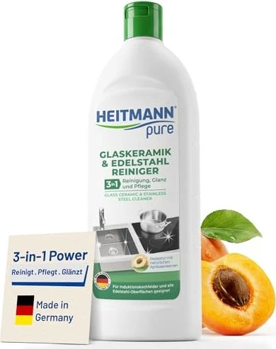 Heitmann Pure Glaskeramik-/Edelstahlreiniger, 250ml