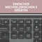 Logitech MK950 Signature Slim Combo Graphite, Logi Bolt, USB/Bluetooth, DE Vorschaubild