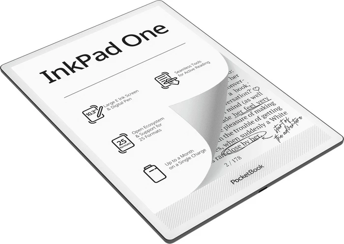 PocketBook InkPad One, Matte Black, 32GB Flash