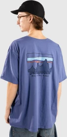 Patagonia '73 Skyline Organic T-Shirt kurzarm current blue (Herren)