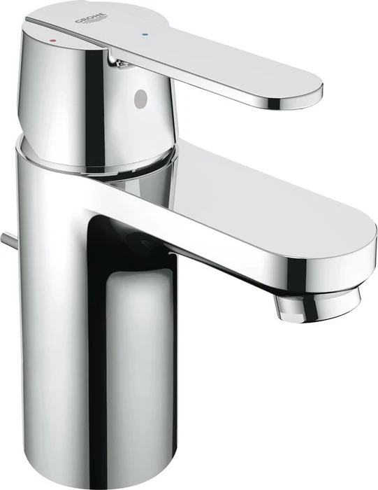 Grohe Get Einhebel-Waschtischarmatur Größe S mit Zugstangen-Ablaufgarnitur engeriesparend chrom