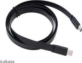 Akasa Pro Slim USB-C 3.1 [Stecker] auf USB-C 3.1 [Stecker], 1m (AK-CBUB46-10BK)