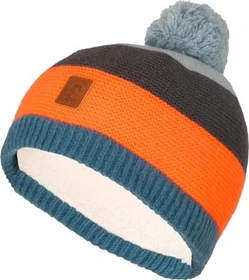 Trollkids Gryllefjord Bobble Mütze stormy blue (Junior)