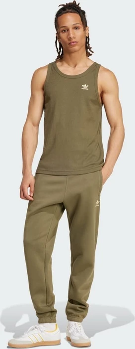 adidas Trefoil Essentials Trainingshose lang olive strata (Herren)