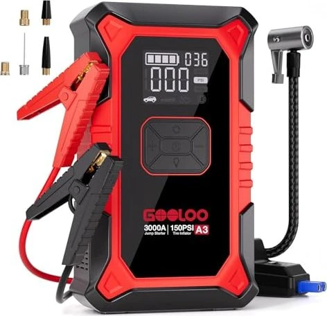Gooloo A3 schwarz/rot