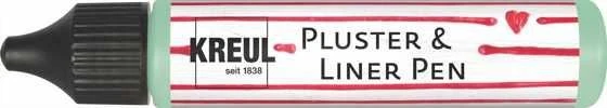 Kreul Pluster & Liner Pen Effektfarbe, mint, 29ml