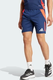 adidas Manchester United Tiro 24 Trainingshose kurz night indigo/bright red (Herren)