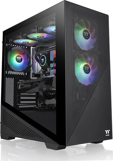 Thermaltake Hyperion, schwarz, Core i5-12600, 16GB RAM, 1TB SSD, GeForce RTX 3070