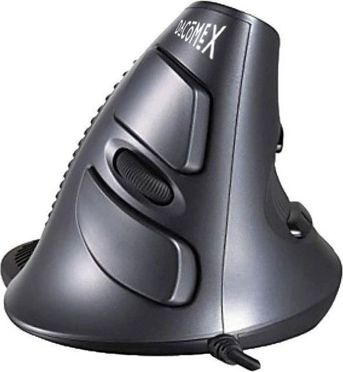 Dacomex V200U Vertical Mouse, schwarz, USB