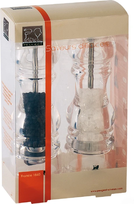 Peugeot Nancy Duo Elektrisches Salz-/Pfeffermühlen-Set 12cm, 2-tlg.