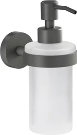 tesa Moon Grey Wandseifenspender inkl. Klebelösung grau