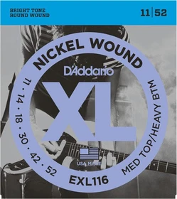 D'Addario XL Nickel Wound Medium Top / Heavy Bottom
