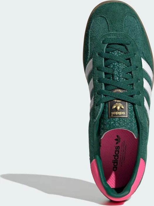 adidas Gazelle Indoor collegiate green/cloud white/lucid pink (Damen)