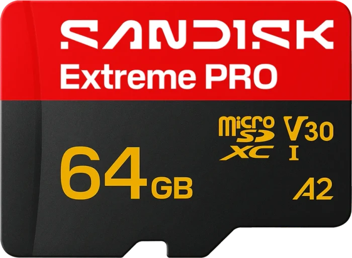 SanDisk Extreme PRO R200/W90 64GB, UHS-I, A2, Class 10