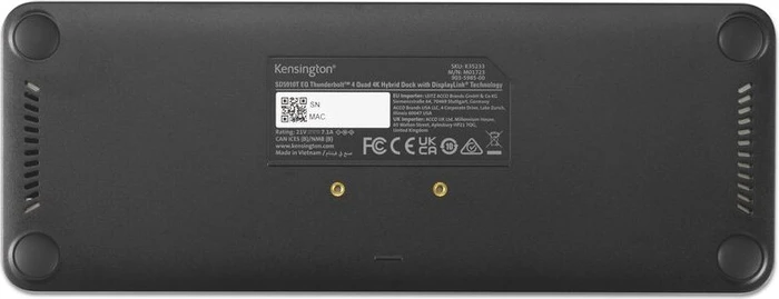 Kensington SD5920T Thunderbolt 4 Quad 4K Docking Station, Thunderbolt 4 [Buchse]
