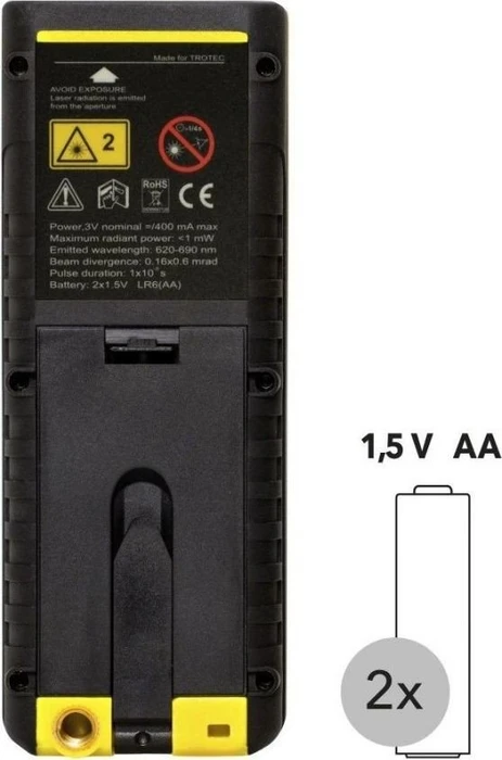Trotec BD21 Batterie-Laser-Entfernungsmesser inkl. Tasche