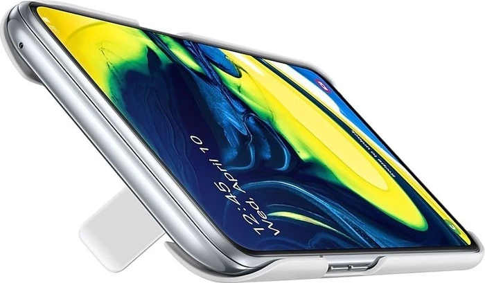 Samsung Standing Cover für Galaxy A80 weiß