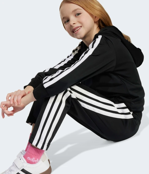 adidas Essentials Trainingsanzug schwarz/weiß (Junior)