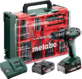 Metabo SB 18 Akku-Schlagbohrschrauber inkl. Koffer + 2 Akkus 2.0Ah + Zubehör
