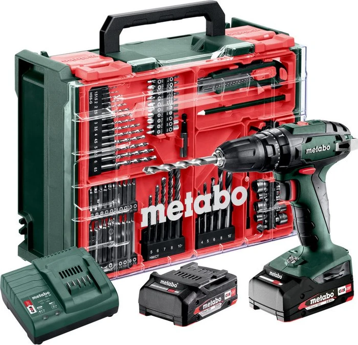 Metabo SB 18 Akku-Schlagbohrschrauber inkl. Koffer + 2 Akkus 2.0Ah + Zubehör