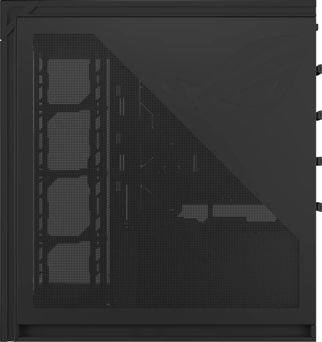 ASUS ROG Cronox GR801 Curve TG ARGB Black, Glasfenster