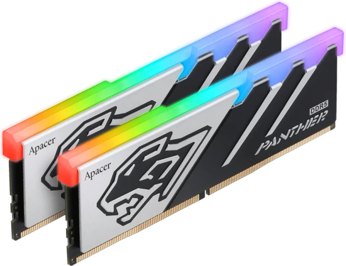 Apacer PANTHER RGB UDIMM 16GB, DDR5-5600, CL40-40-40-80
