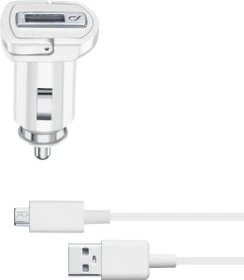Cellularline USB Car Charger Kit 10W Micro-USB Samsung weiß