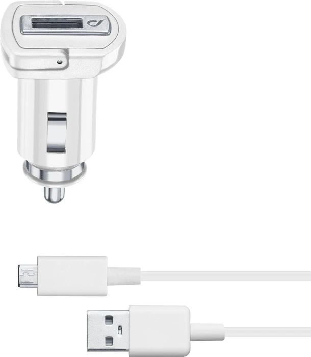 Cellularline USB Car Charger Kit 10W Micro-USB Samsung weiß