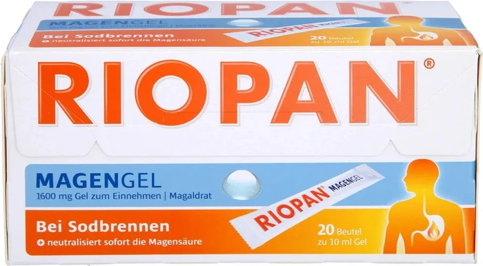 Dr.Kade Pharma Riopan 1600mg Magen Gel Stick-Pac, 200ml (20x 10ml)