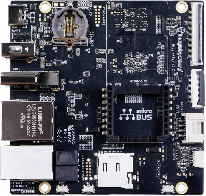 BeagleBoard BeaglePlay 2GB DDR4 / 16GB eMMC