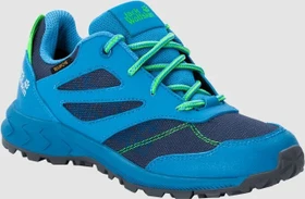 Jack Wolfskin Woodland Texapore Low blau/grün (Junior)