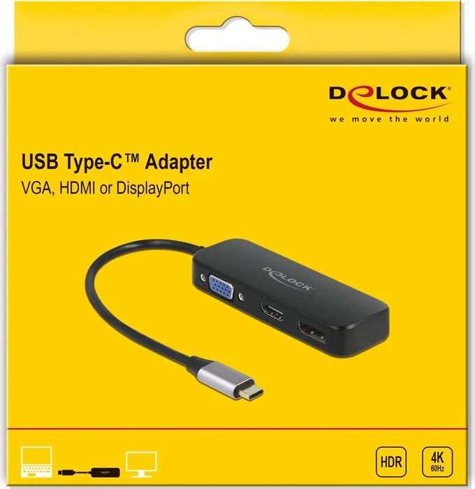 DeLOCK USB Type-C Adapter, USB-C [Stecker]