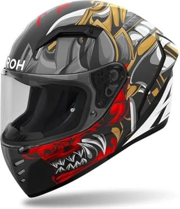 Airoh Connor Samurai schwarz/rot/gold/weiß