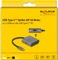 DeLOCK USB-C auf 2x HDMI 4K 60Hz Splitter mit PD 100W, 0.15m Vorschaubild