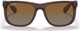Ray-Ban RB4165 Justin Classic 54mm polished transparent dark brown/brown