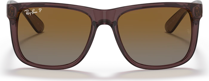 Ray-Ban RB4165 Justin Classic 54mm polished transparent dark brown/brown