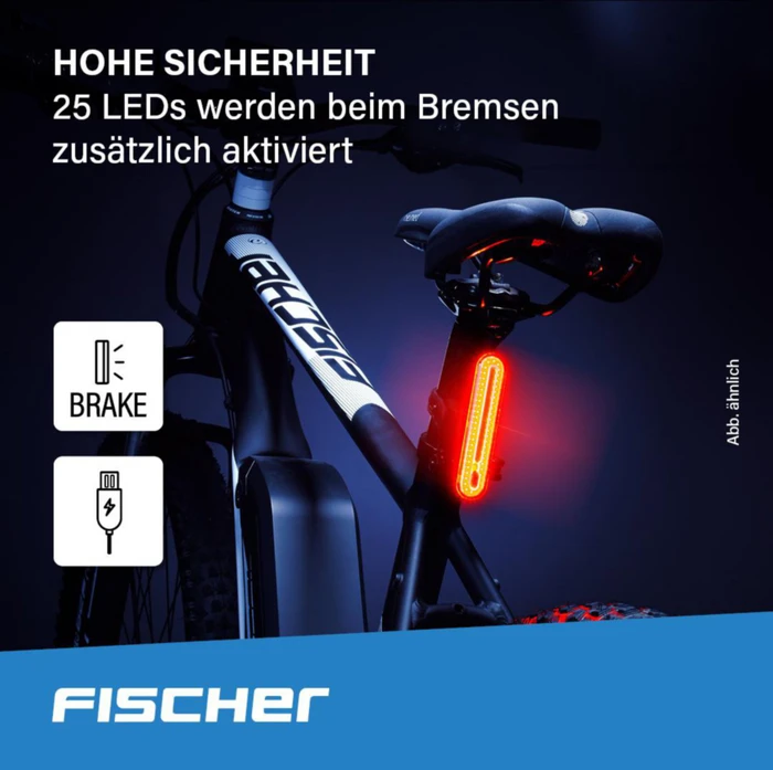 Fischer Akku-USB-LED 80 Lux Beleuchtungsset