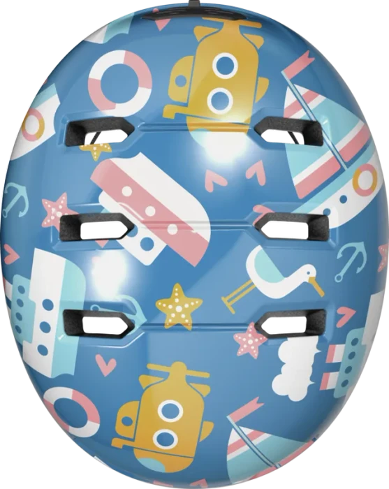 ABUS Skurb Kinderhelm blue sailor