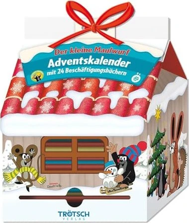 Trötsch Verlag Der kleine Maulwurf mit 24 Beschäftigungsbüchern Adventskalender