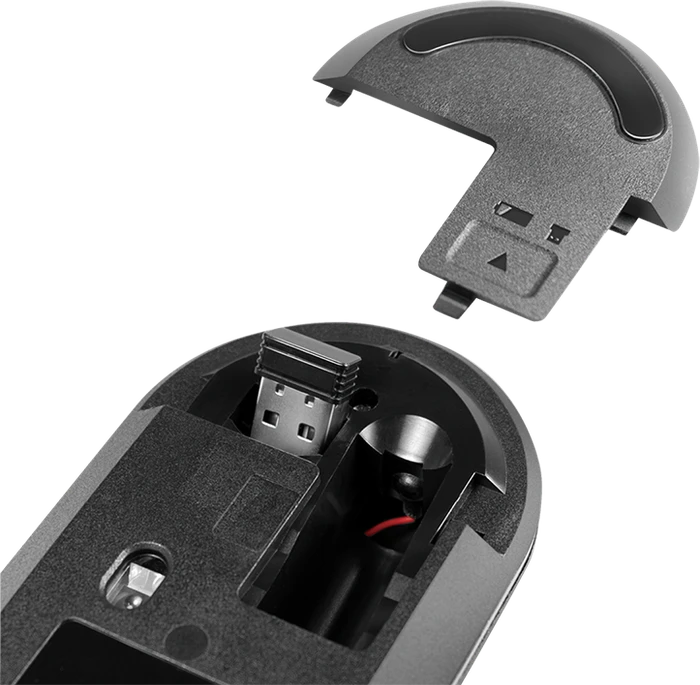 LogiLink Lightweighted Wireless Travel Mouse schwarz, USB