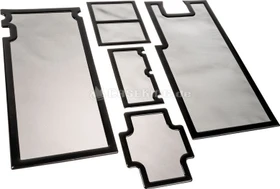 DEMCiflex Staubfilter Set für Phanteks Enthoo Evolv ATX, schwarz/schwarz (DF0889)