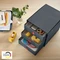 Leitz Click & Store Cosy Schubladenbox, 3 Schubladen, grau Vorschaubild