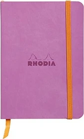 Rhodia Rhodiarama Notizbuch, A6, liniert, Softcover, lila, 72 Blatt