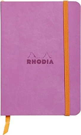 Rhodia Rhodiarama Notizbuch, A6, liniert, Softcover, lila, 72 Blatt