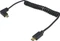 Equip USB-C Spiralkabel, USB 2.0, 60W PD, USB-C [Stecker] auf USB-C [Stecker],gewinkelt, 1m, schwarz Vorschaubild