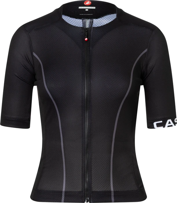 Castelli Anima Flow Trikot kurzarm schwarz/weiß (Damen)